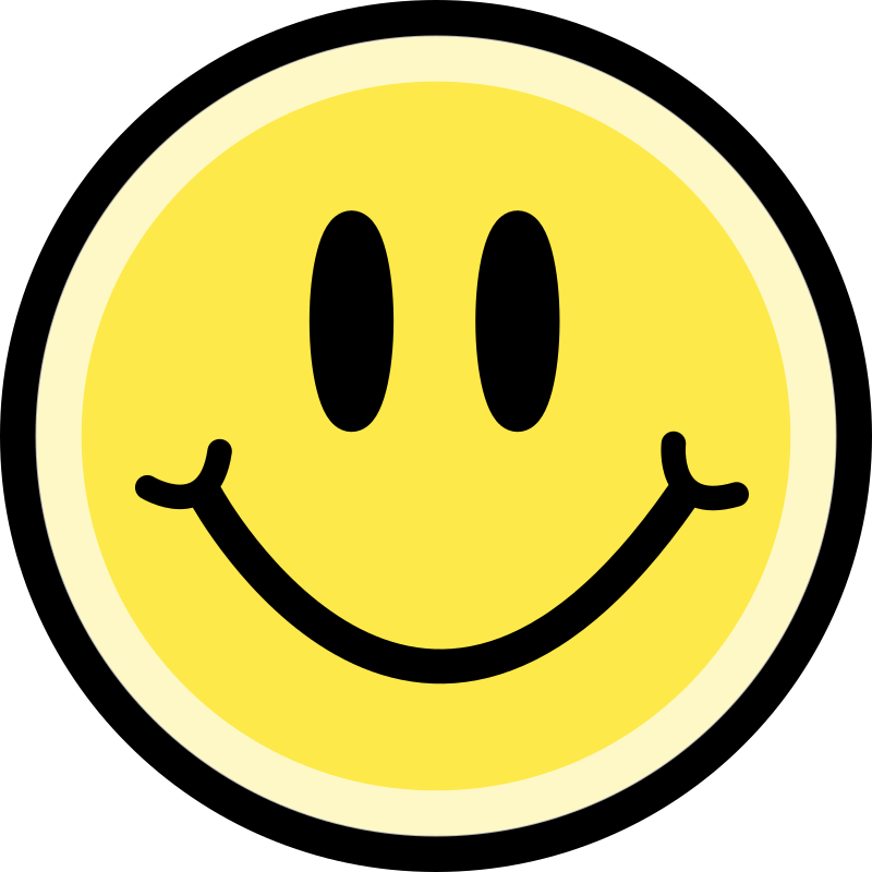 Smiley Face Emoticon (Yellow)