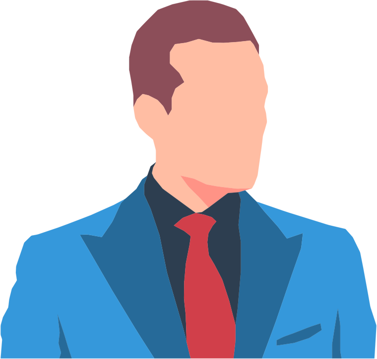 Faceless Male Avatar In Suit