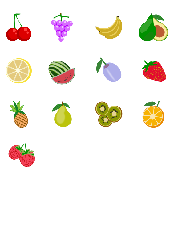 Fruit Icons 1 package