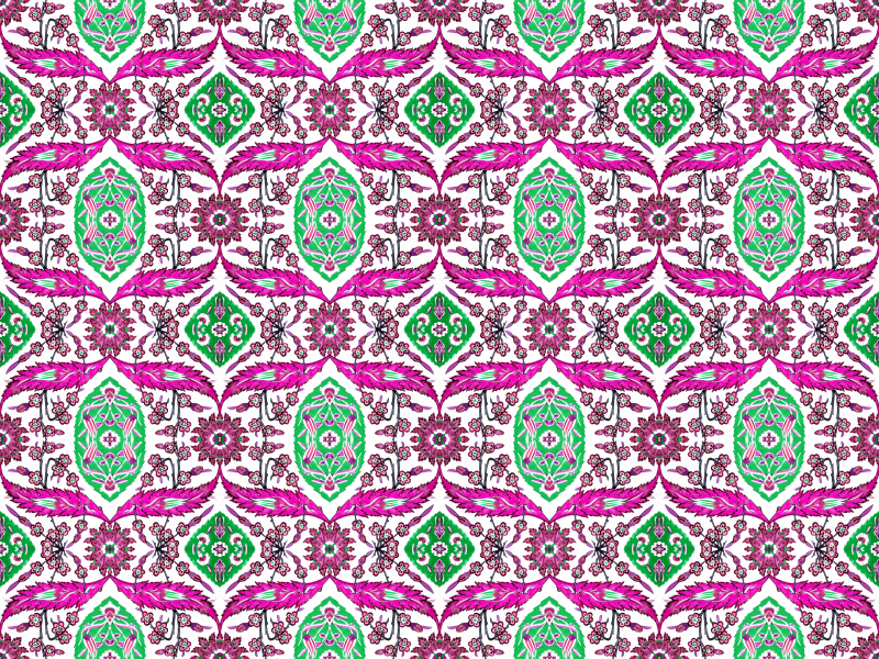 Floral pattern 6 (colour 2)