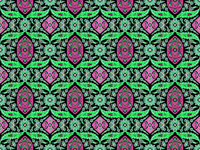 Floral pattern 6 (colour 5)