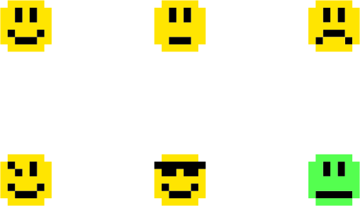 Pixel Emoticons (7px)