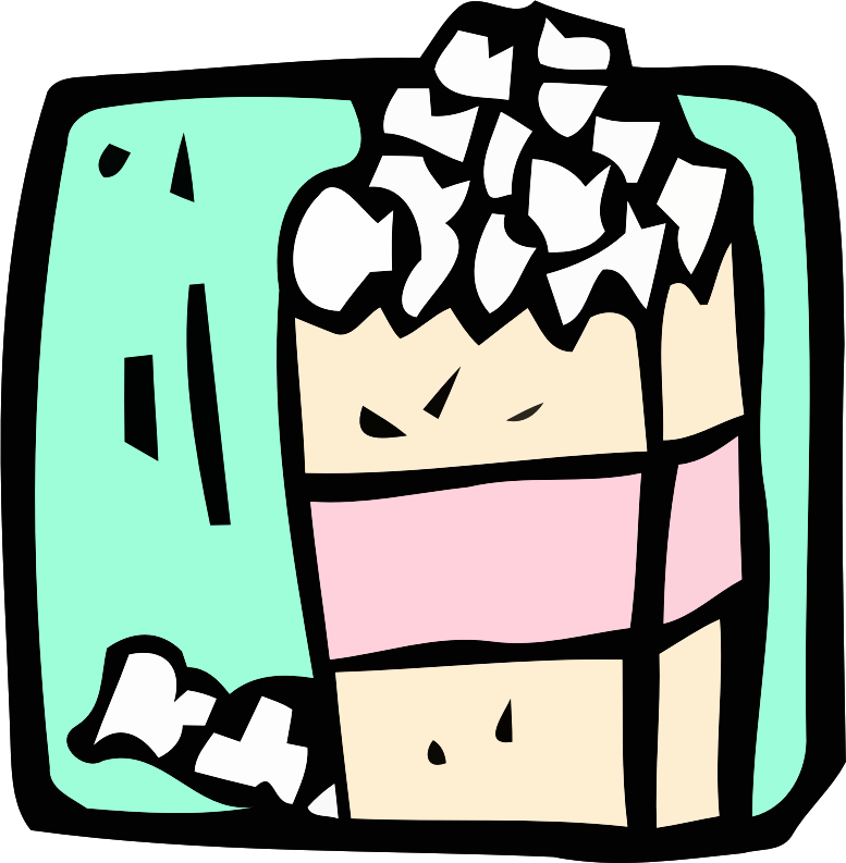 Food and drink icon - popcorn