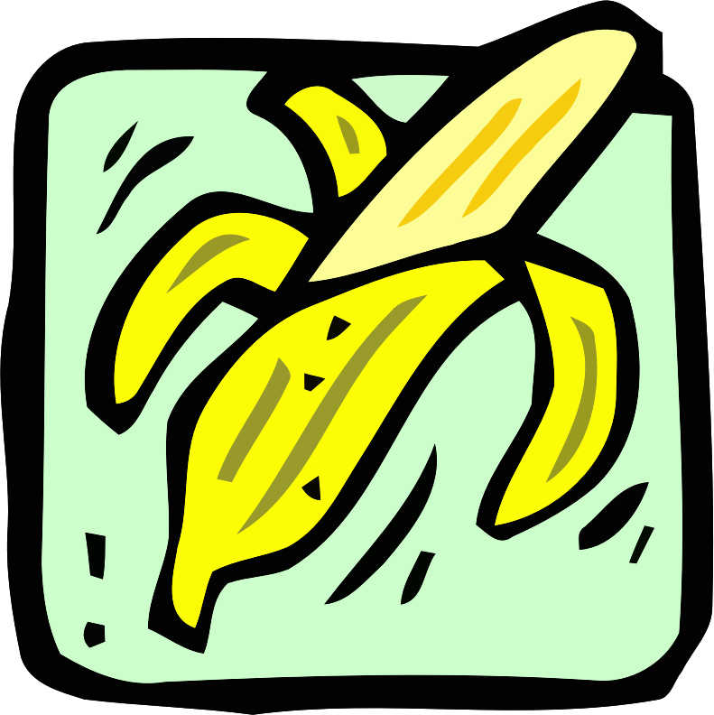 Food and drink icon - banana