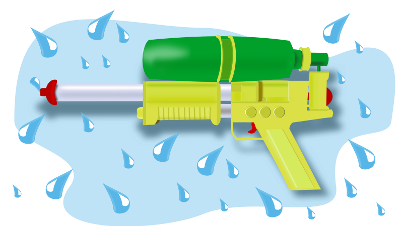 Splash water gun