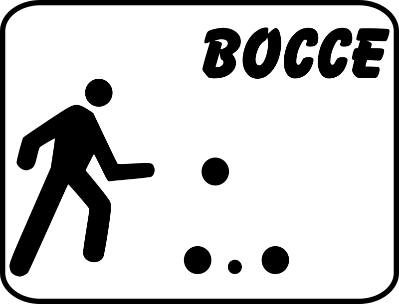 bocce sign