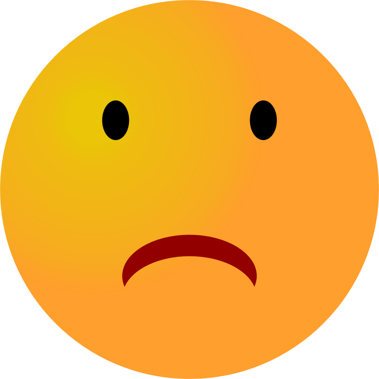 Frown Emoji (vectorized)
