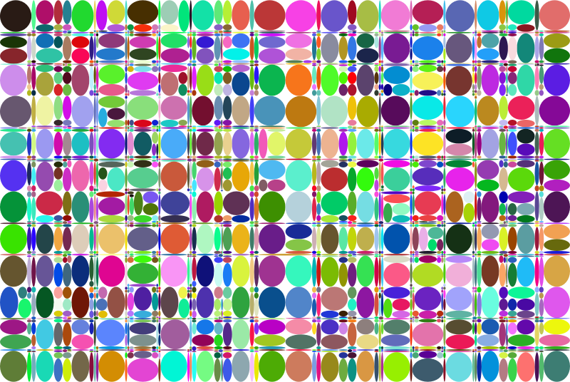 Abstract Ellipses Background Prismatic