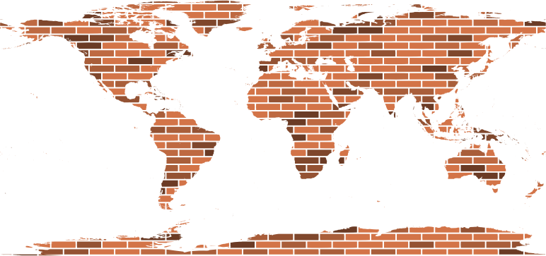 Bricks World Map