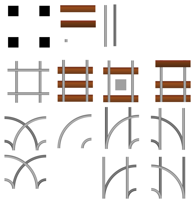 Railroad Track Tiles