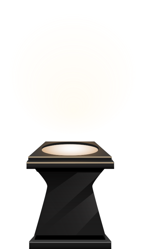 Spotlight pedestal from Glitch