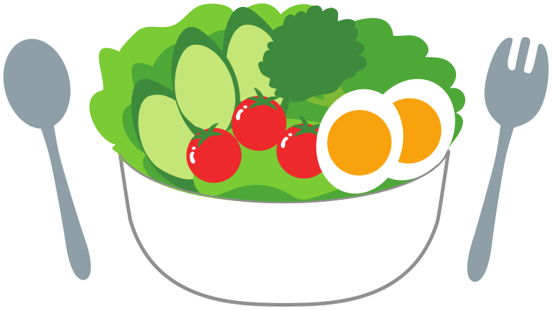 Salad with fresh tomatoes, cucumber and eggs