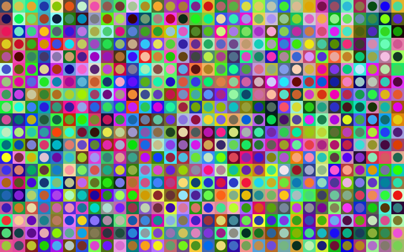 Prismatic Circles And Squares Checkerboard Pattern