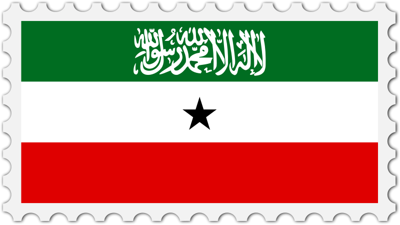 Somaliland flag stamp