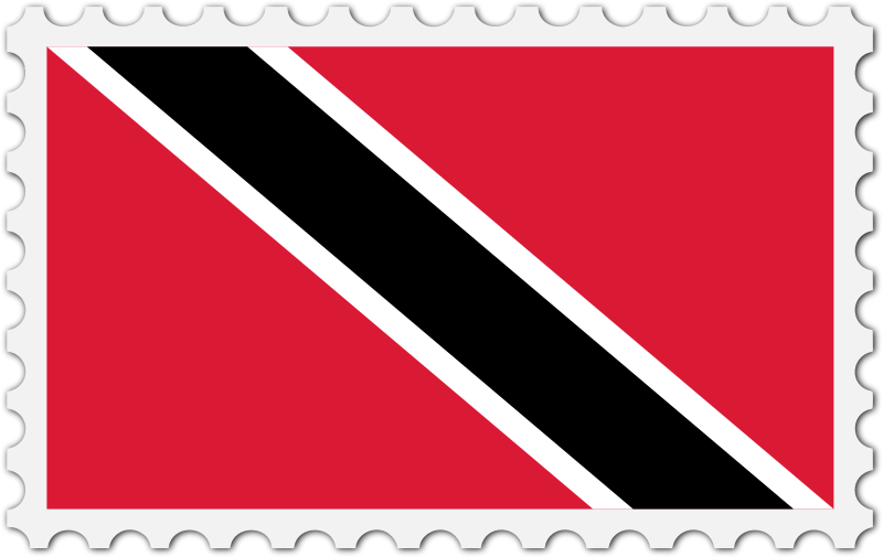 Trinidad and Tobago flag stamp