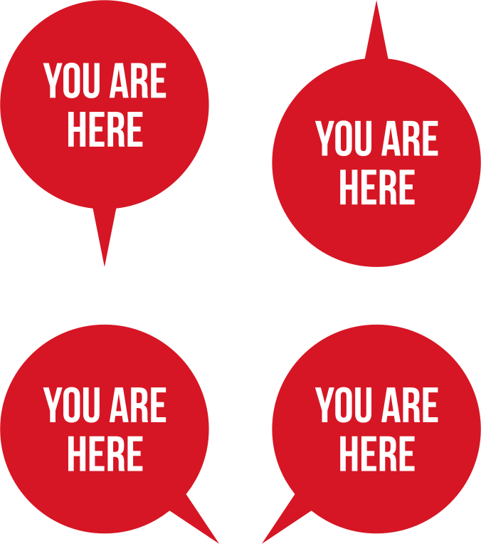 "You Are Here" Pointers