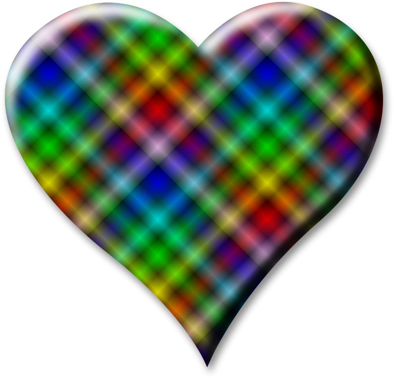 Patterned heart 23