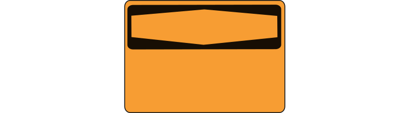 Warning - Do Not Enter (Orange)