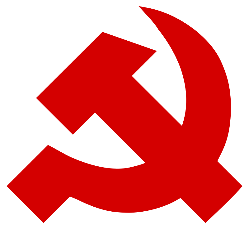 simple and thick hammer and sickle