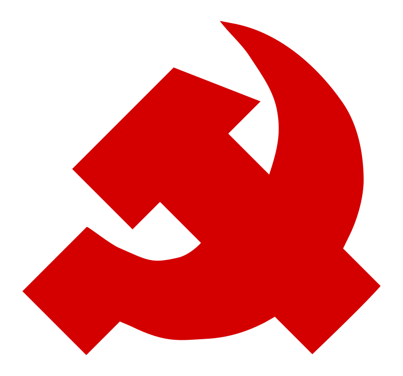 thick hammer and sickle