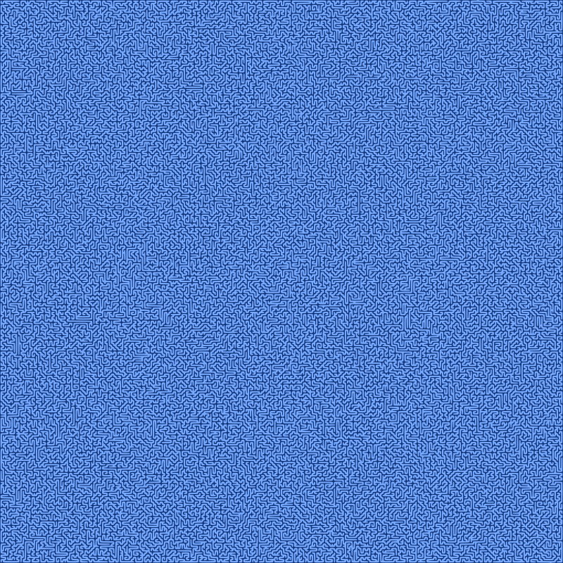 A Blue Maze