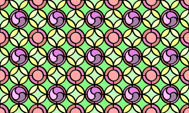 Leaded glass background (colour 3)