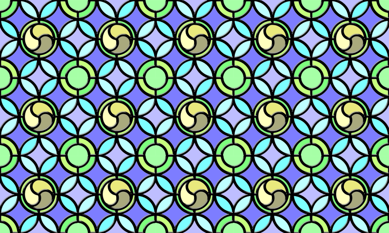 Leaded glass background (colour 4)