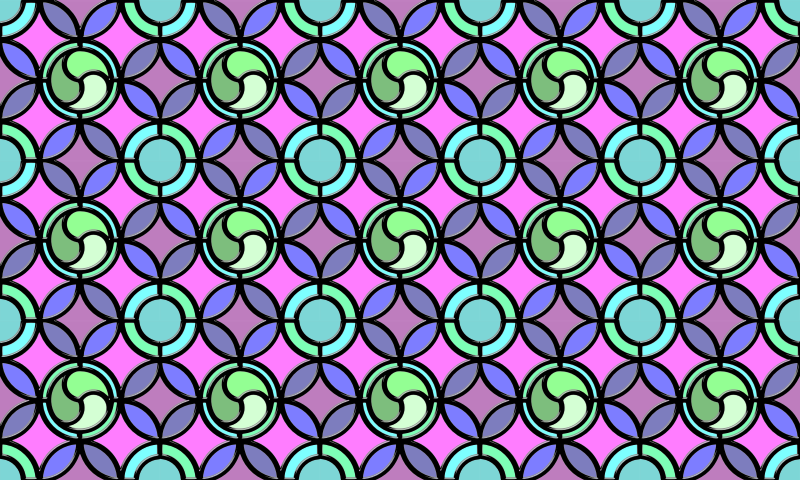 Leaded glass background (colour 5)