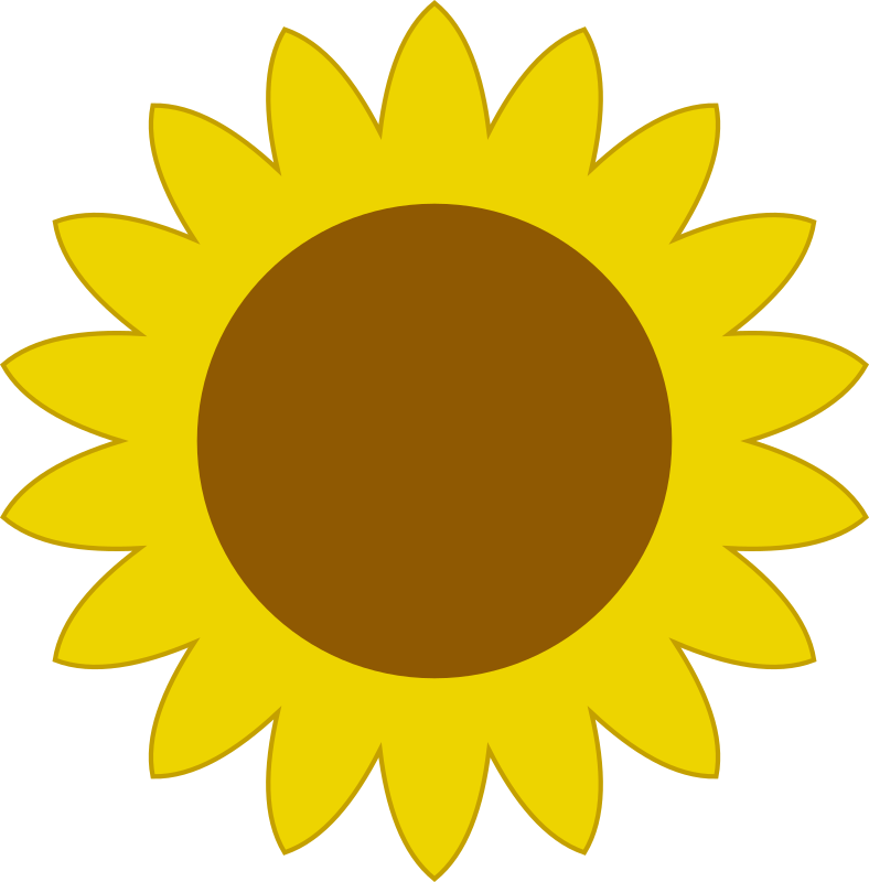 Simple sunflower