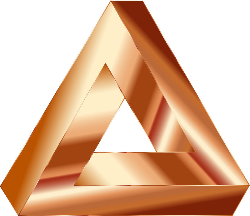 Copper Penrose Triangle