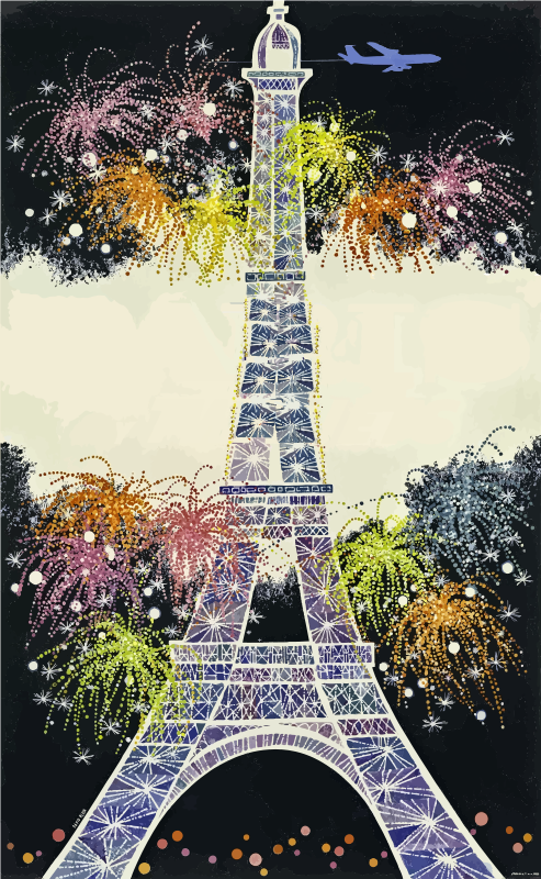 Eiffel Tower Fireworks