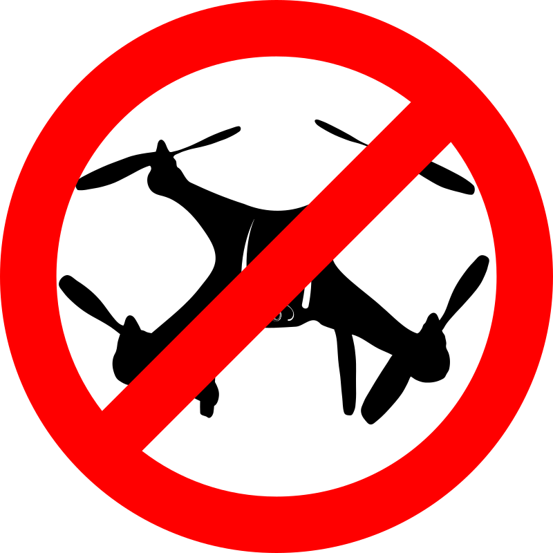 No drone allowed - Prohibido el uso de drones