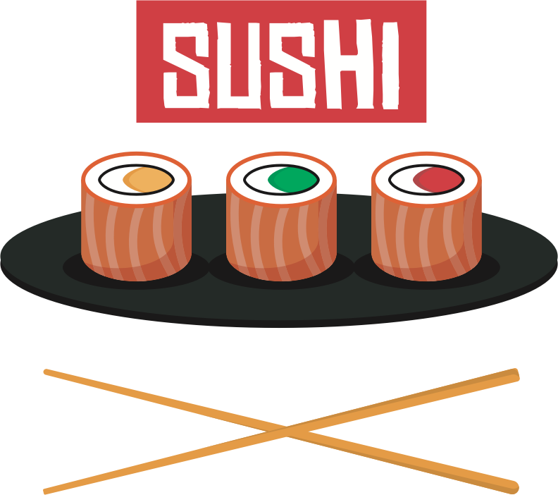 Sushi and Chopsticks