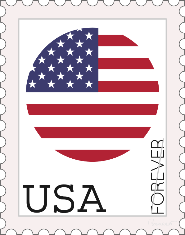 USA Forever Stamp Concept