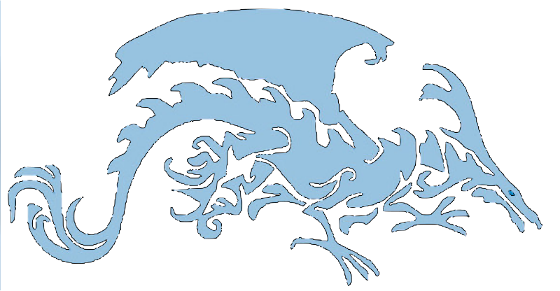 Ocean Tribal Dragon 