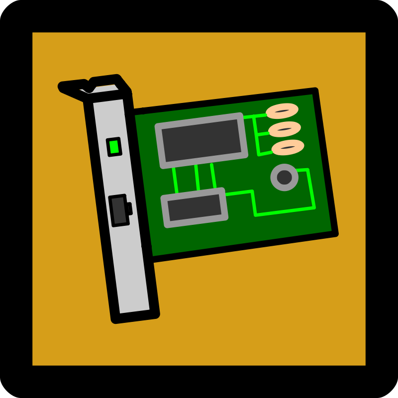 Network Interface Card Icon [Umber]