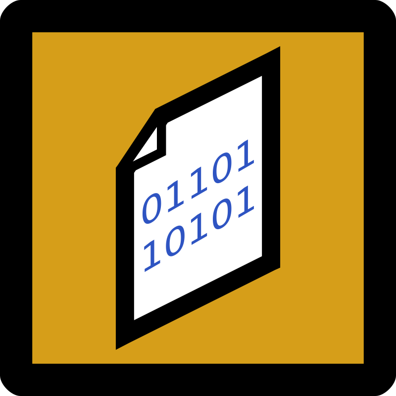 Binary File Icon [Umber]