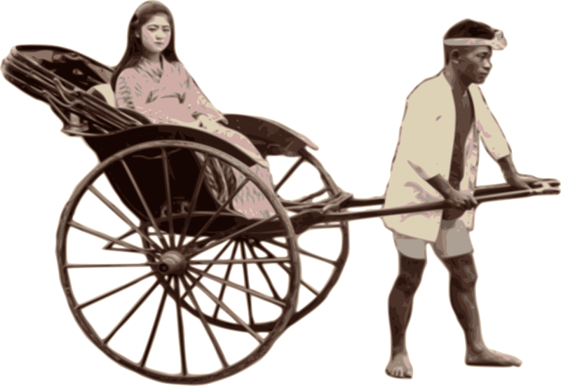 Rickshaw and Passanger
