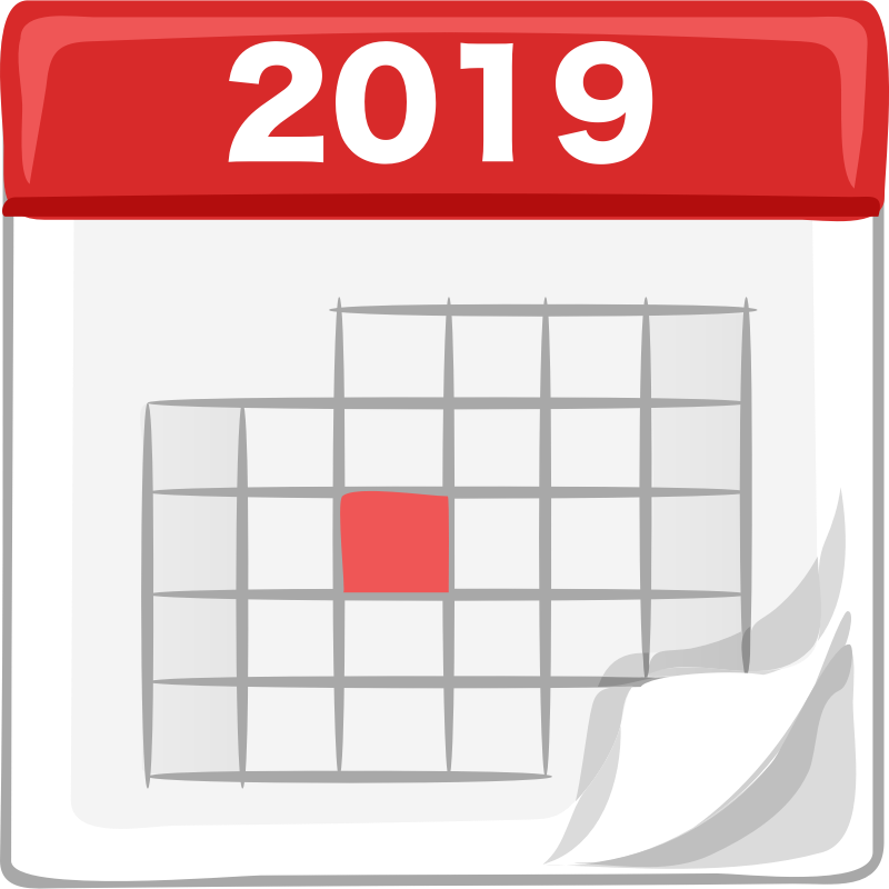 2019 Calendar2