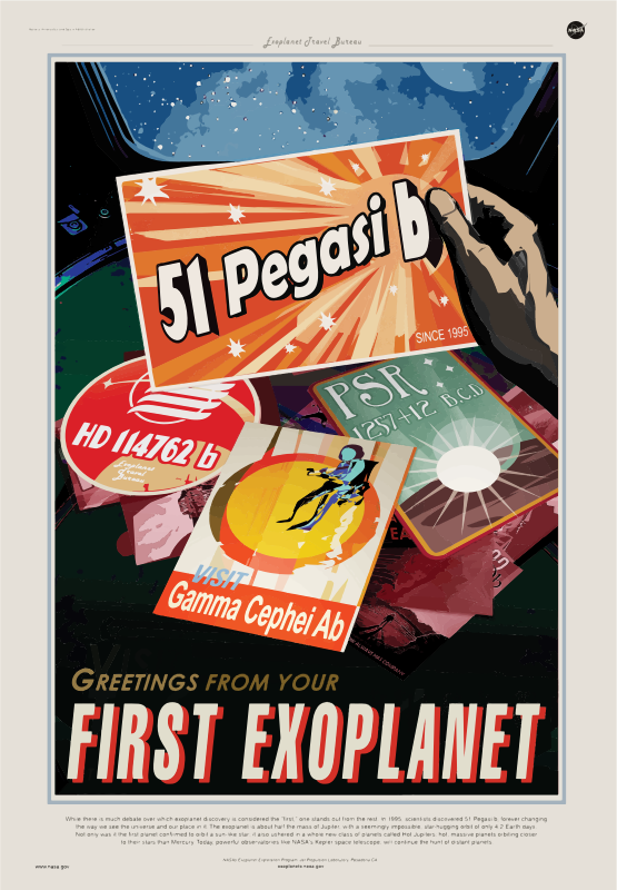 First Exoplanet NASA Poster