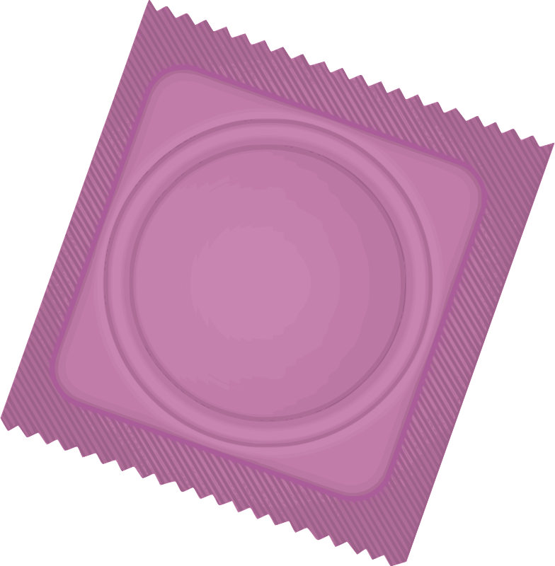 Pink Condom Package
