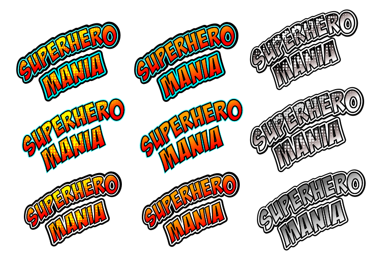 SuperHero Mania - Text