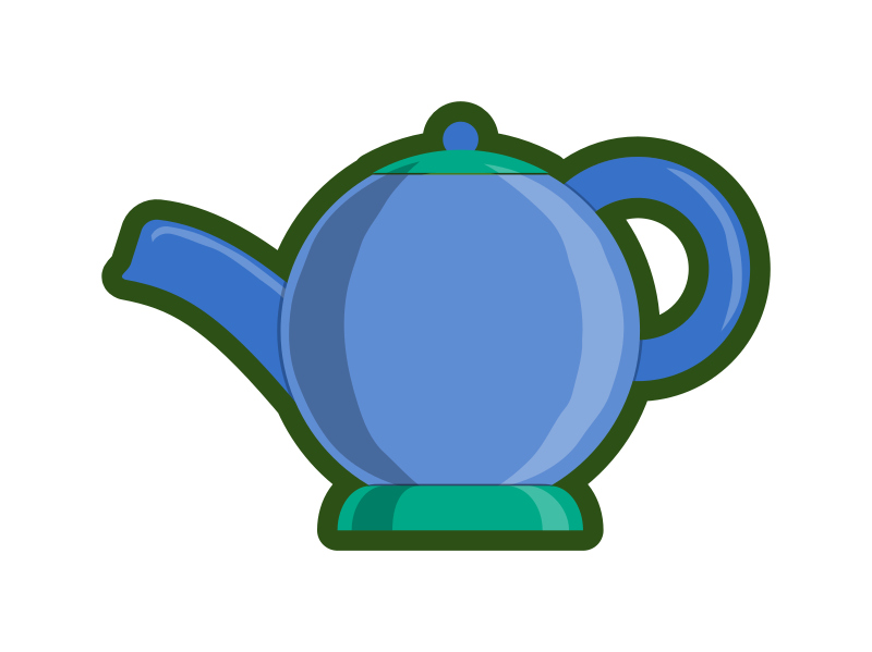 Tea service - pot