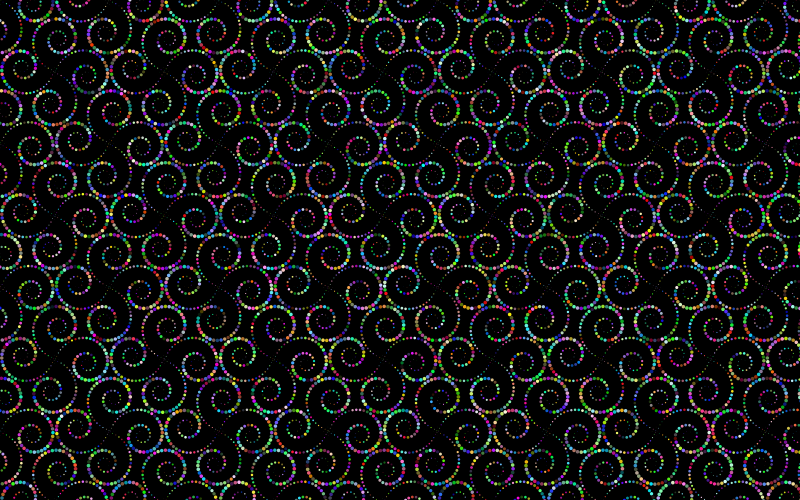 Spiral Circles Design Pattern Prismatic