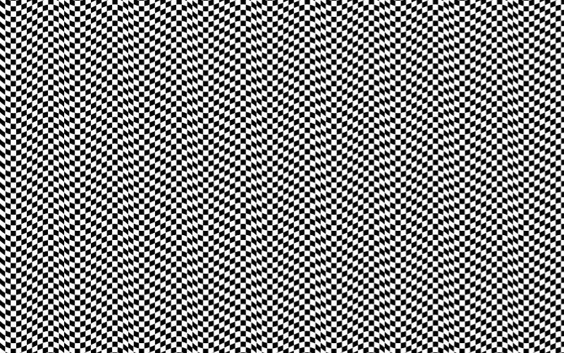 Distorted Checkerboard Grid Pattern