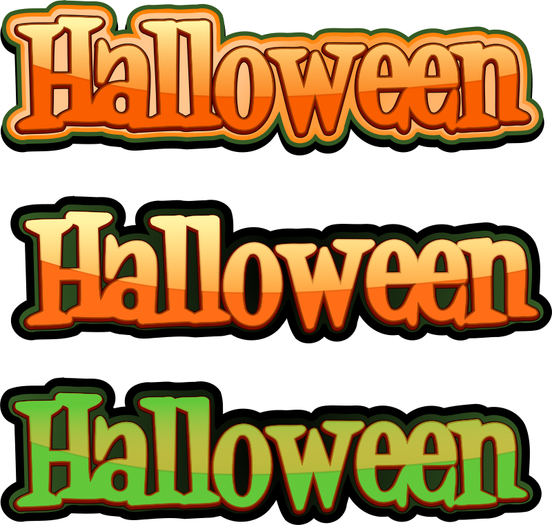Halloween Text - additional versions