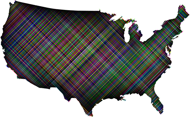 Stylized America Grid Design