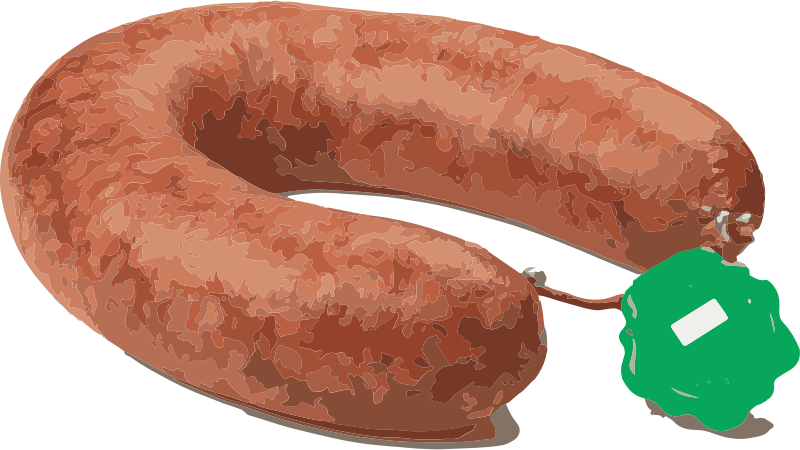 swiss sausage - saucisse aux choux