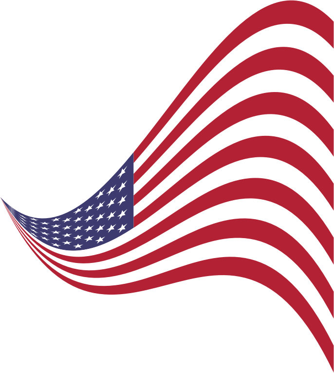 American Flag Stylized