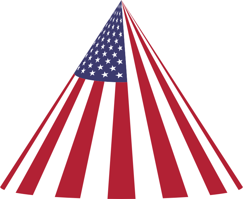 American Flag Cone